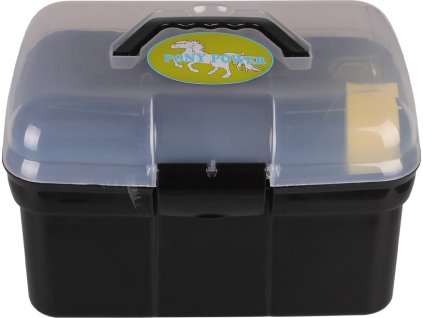 Pudełko do pielęgnacji Pony Power QHP, dziecięce, czarne