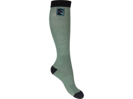 Podkolanówki jeździeckie Harbour Island HKM, para, sage