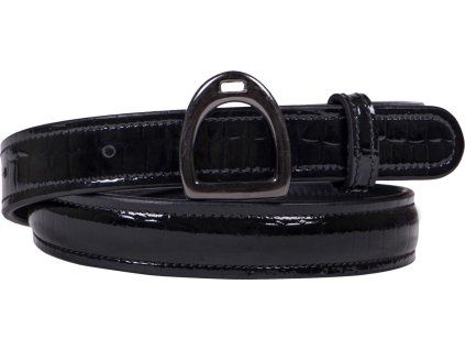 Pasek Djune QHP, czarny (Długość 95 cm)