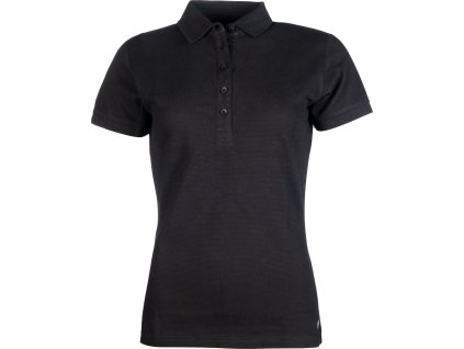Koszulka Polo Elisa HKM, damska, czarna