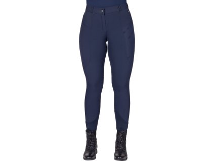Bryczesy Summer Focus QHP, z lejem kolanowym, damskie, navy
