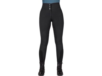 Bryczesy Micah QHP, z pełnym lejem, damskie, czarne