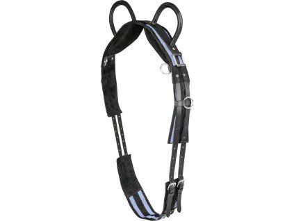 Pas do lonżowania Waldhausen, black/grey (Rozmiar MINI SHETTY)