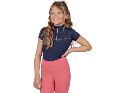 Koszulka sportowa Jaily QHP, dla dzieci, evening blue