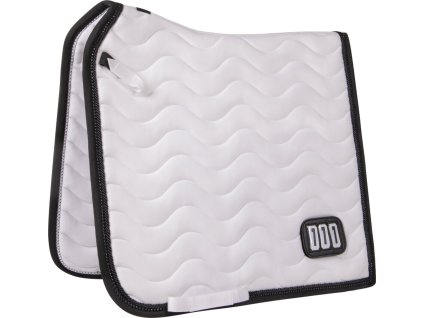 Czaprak z numerem startowym QHP, czarno-biały