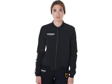 Kurtka Scuderia Equestro, damska, czarna