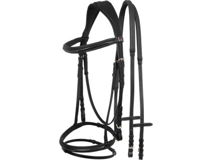 Ogłowie Contrast Supreme, czarne