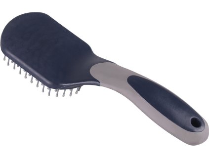Szczotka do grzywy i ogona QHP, granatowo-szara