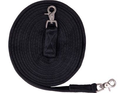 Wodze Long QHP, czarne (Wariant 4 m)