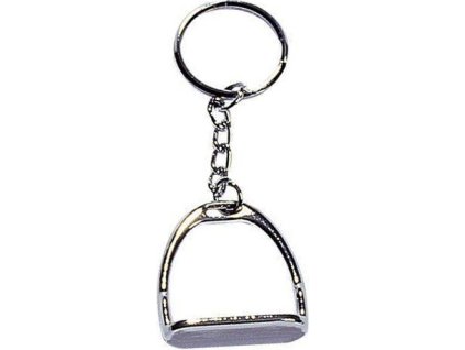 Brelok do kluczy strzemię HKM, srebrny