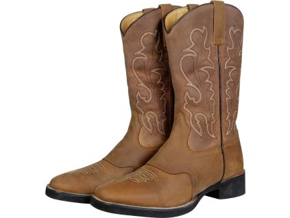 Kowbojki Softy Nevada HKM, dla dorosłych, brązowe