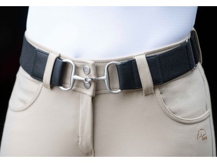 Pasek elastyczny Hunter HKM, damski, czarny