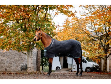 Derka chłodząca Autumn Horseware, black/aqua