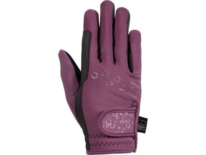 Rękawiczki Alva HKM, dziecięce, zimowe, liliowe