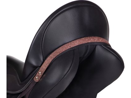 Ozdoba na siodło Jewel Hailyn QHP, brązowa