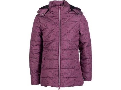 Płaszcz jeździecki Alva HKM, dziecięcy, lilac