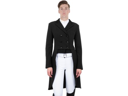 Frak konkursowy Equestro, męski, czarny