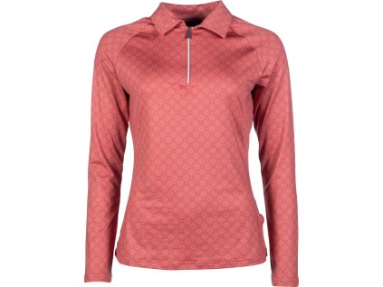 Koszulka Functional Rosewood HKM, damska, rust red