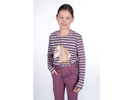 T-shirt Alva HKM, dziecięcy, lilac