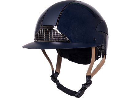 Kask jeździecki Miami Polo Visor QHP, navy