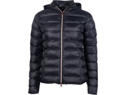 Pikowana kurtka Lena HKM, czarna