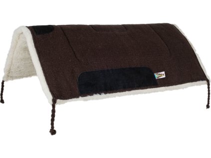Pad pod siodło Ecoline Lakota, westernowy, COB/FULL, brązowy