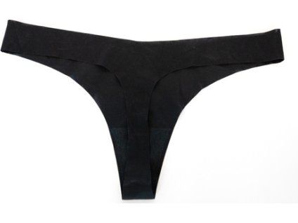 Stringi Bezszwowe Fager, Czarne (Rozmiar S)