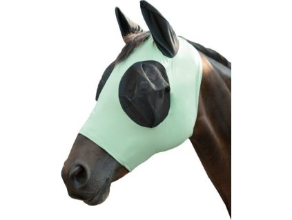 Maska na muchy Essentials HKM, z ochroną uszu, jade green