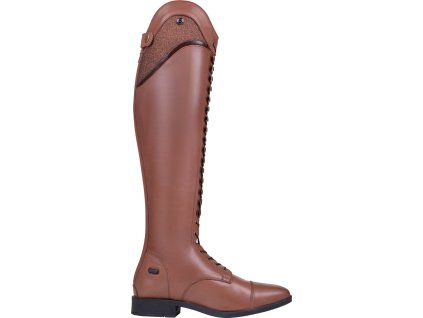 Oficerki jeździeckie Hailey QHP, standardowa łydka, damskie, brązowe