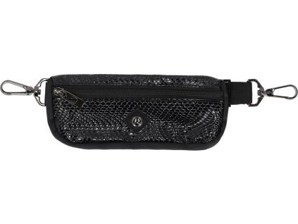 Saszetka na biodro Croco QHP, czarna