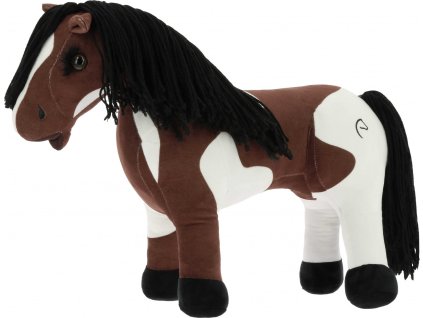 Pluszowy kucyk Poly Pony Academy Equithème, brązowo-biały