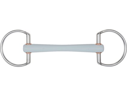 Wędzidło eggbutt Beris, miękkie, 15 mm/6 cm