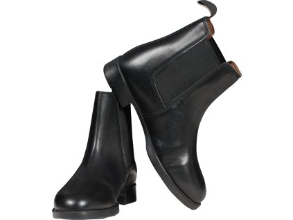 Skórzane sztyblety Classic ELT, czarne