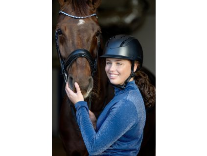 Kask jeździecki Vilma Equipage, czarny