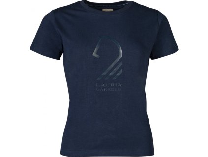 T-shirt Amalfi Lauria Garrelli, damski, deep blue