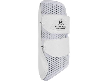 Ochraniacze ujeżdżeniowe przednie neoprenowe Acavallo, para, białe