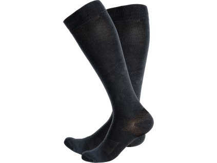 Podkolanówki bambusowe ELT, para, czarne/ciemnoniebieskie