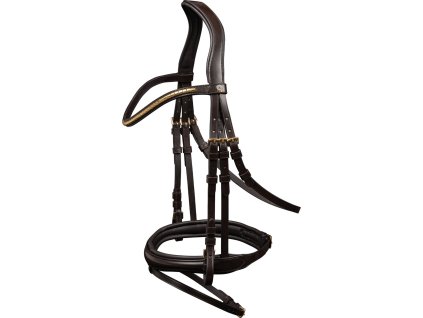 Ogłowie X-line Clincher Waldhausen, brązowe