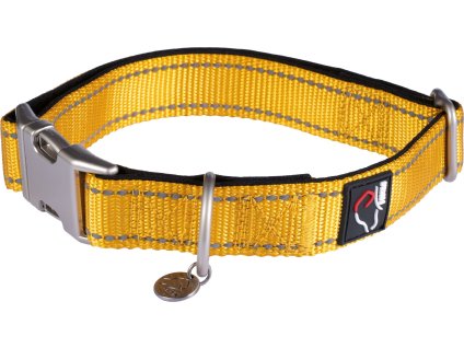 Obroża dla psa Anam Cara HKM, golden yellow