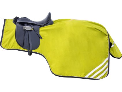 Derka treningowa Reflective HKM, z polarem, wodoodporna, odblaskowa, neon yellow