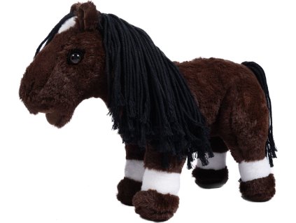 Pluszowy Koń Cuddle Pony HKM, dark brown