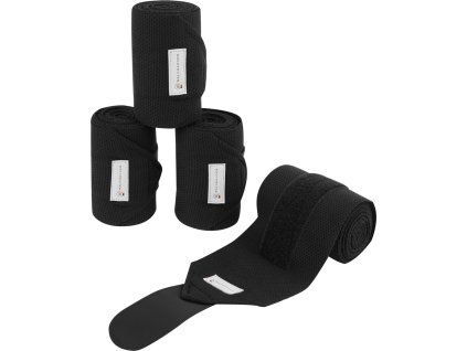 Owijki oddychające, zestaw 4 szt. - czarny