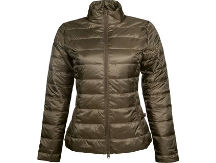 Pikowana kurtka Allure HKM, damska, olive green