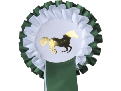 Rozeta dwurzędowa HKM, green/white