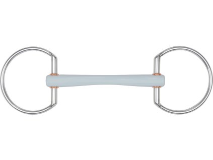 Wędzidło eggbutt Beris, miękkie, 15 mm/7,5 cm