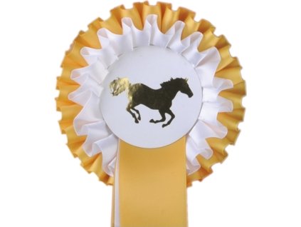 Rozeta HKM, dwurzędowa, gold/white