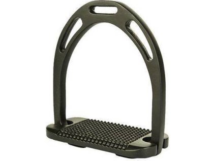 Strzemiona aluminiowe HKM, 12 cm, para, czarne