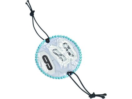 Numer Startowy HorseGuard, 1 szt., z dżetami, trzycyfrowy, krystaliczny błękit