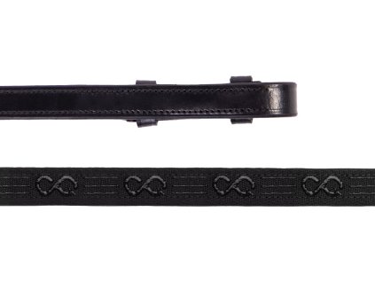 Wodze FayRein PresTeq, 12 mm, czarne