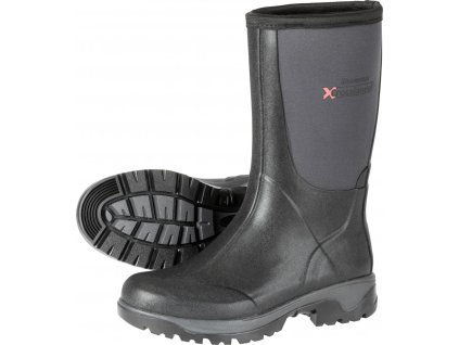 Buty outdoorowe Boston Crosslander, dla dorosłych, antracytowo-czarne